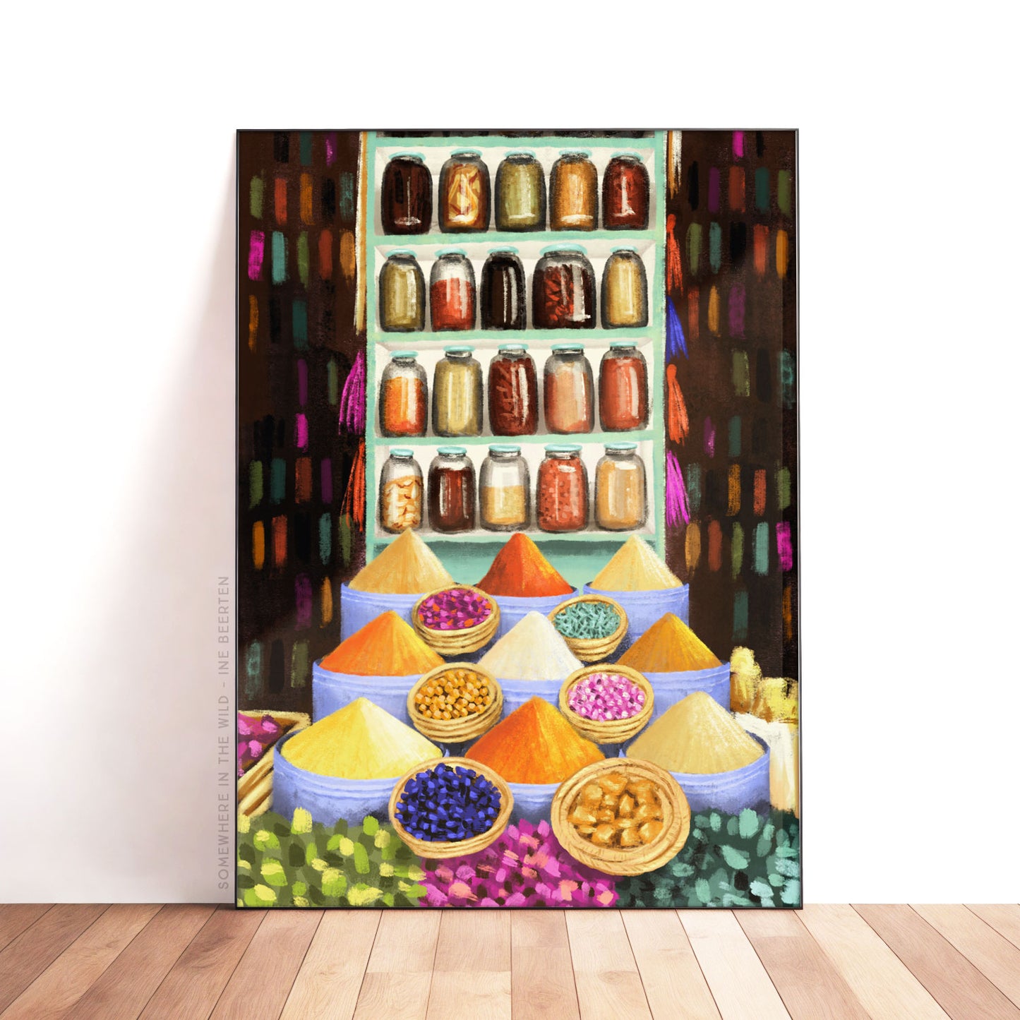 Marrakech Spice Shop - Morocco Poster