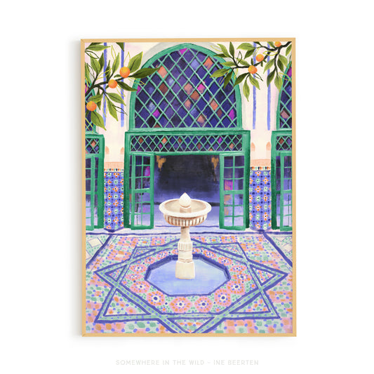 Marrakech Bahia Palace - Morocco Poster