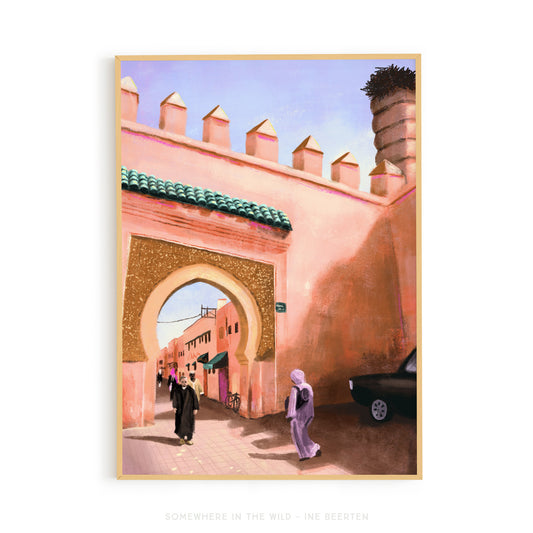 Marrakech Medina - Morocco Poster