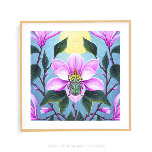 Pollinators Beetle I Art Print
