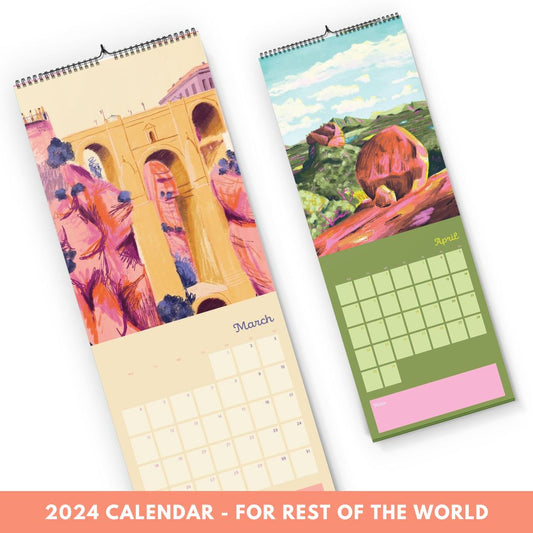 2024 Art Calendar (Worldwide excl. North America)