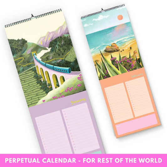 Perpetual Art Calendar (Worldwide excl. North America)