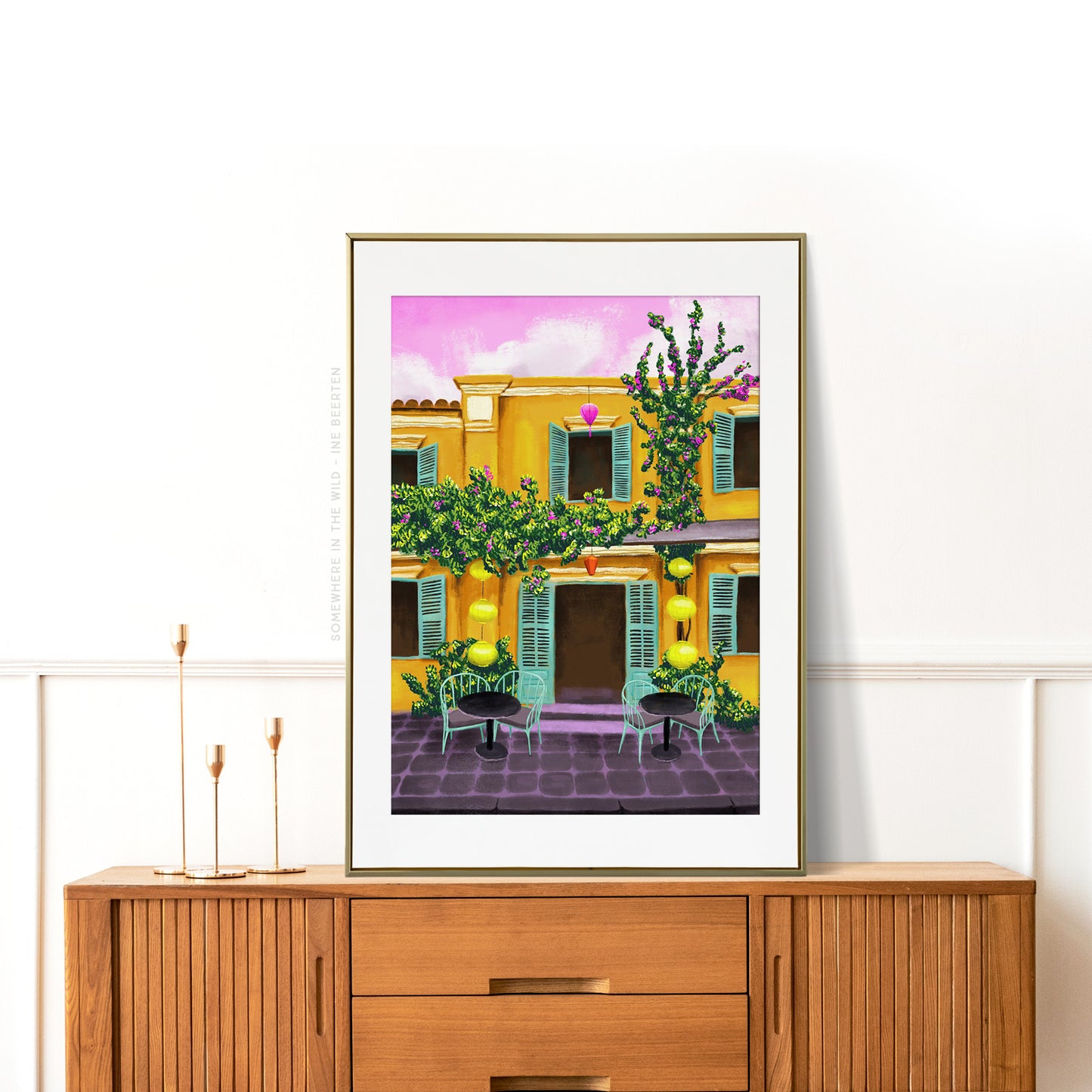 The Hoianian Cafe - Vietnam Poster