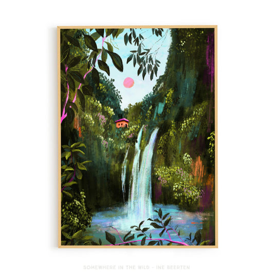 Chasing Waterfalls - Bali Poster